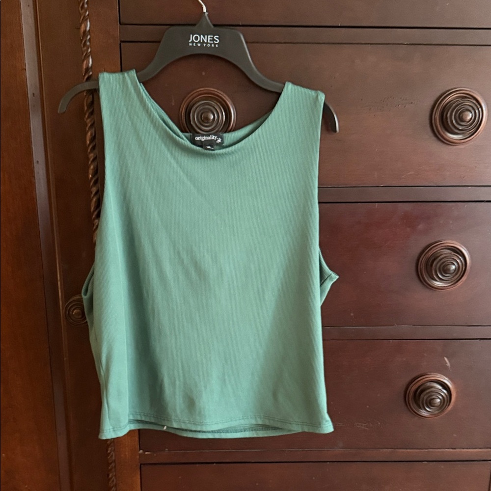 Jones New York Seafoam Green Tank Top